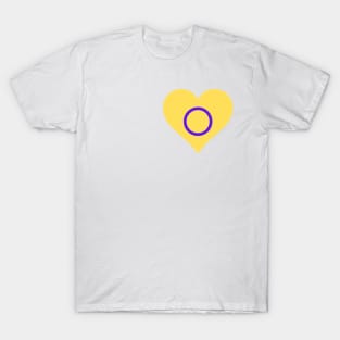 Pride Collection - Intersex Pride Flag (Heart) T-Shirt